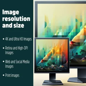 Image sizes for screen and print